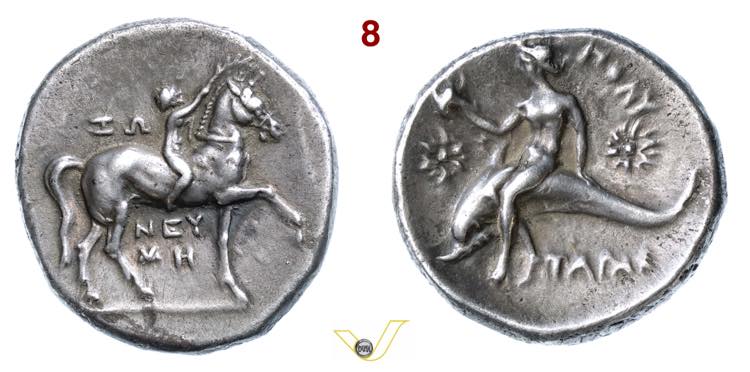 CALABRIA  Tarentum  (281-272 a.C.) ... 